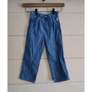 Vtg Big Bird Blue Corduroy Pants Baby Toddler Boys 90s Sesame Street USA Size 4T
